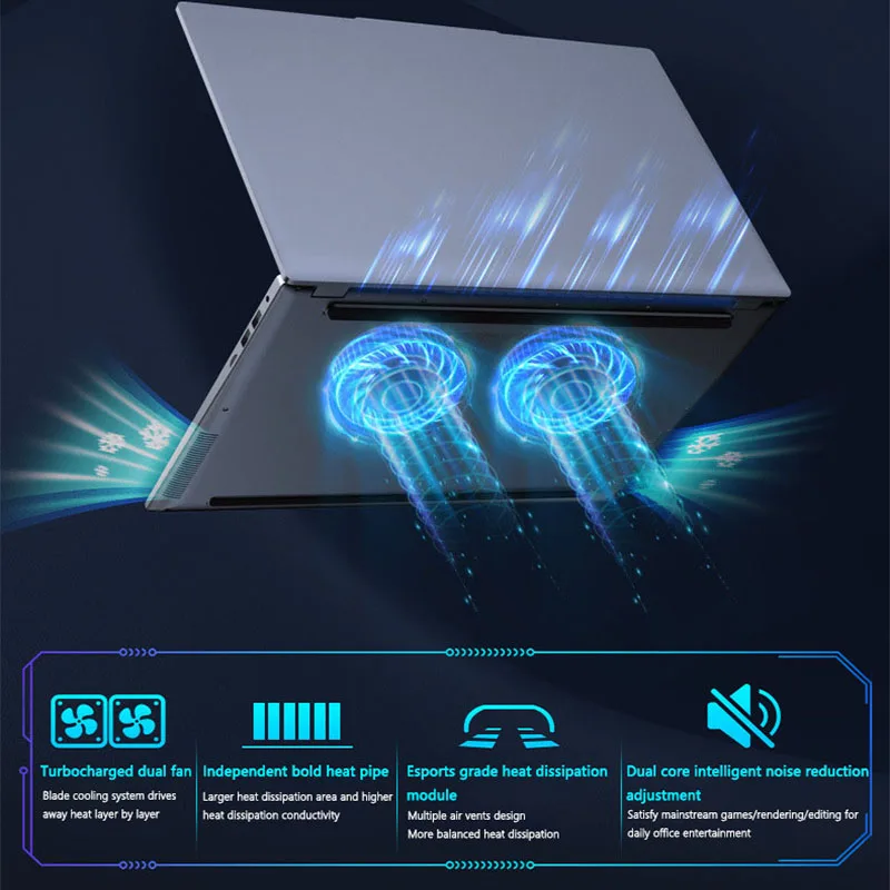 16 inch lightweight notebook, Intel Ultra7 155H/Ultra9 185H,optional DDR5+SSD, fingerprint, office games, limited time discount
