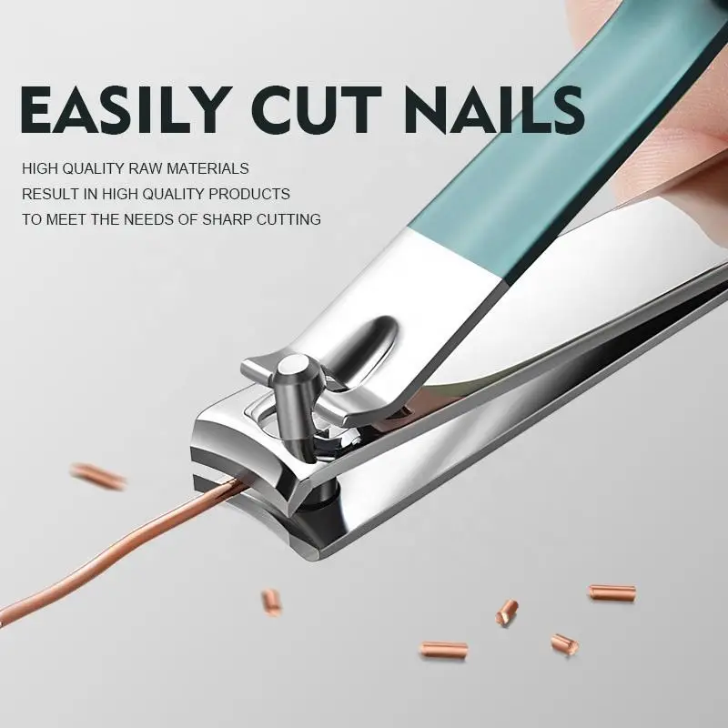 Conjunto de cortador de unhas portátil 4 pçs atacado cortador de unhas de aço inoxidável pedicure kit profissional beleza manicure conjunto completo