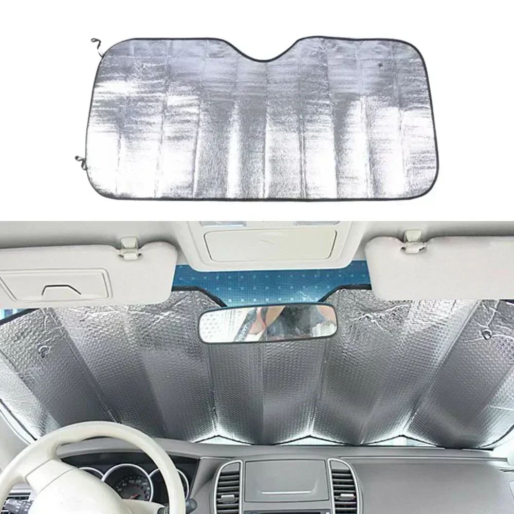 1PC Auto Sonnenschirm Frontscheibe Verdickte Aluminium Folie Wärmedämmung Vorhang Auto Sommer Sonnenschirm Sonnencreme Auto Liefert