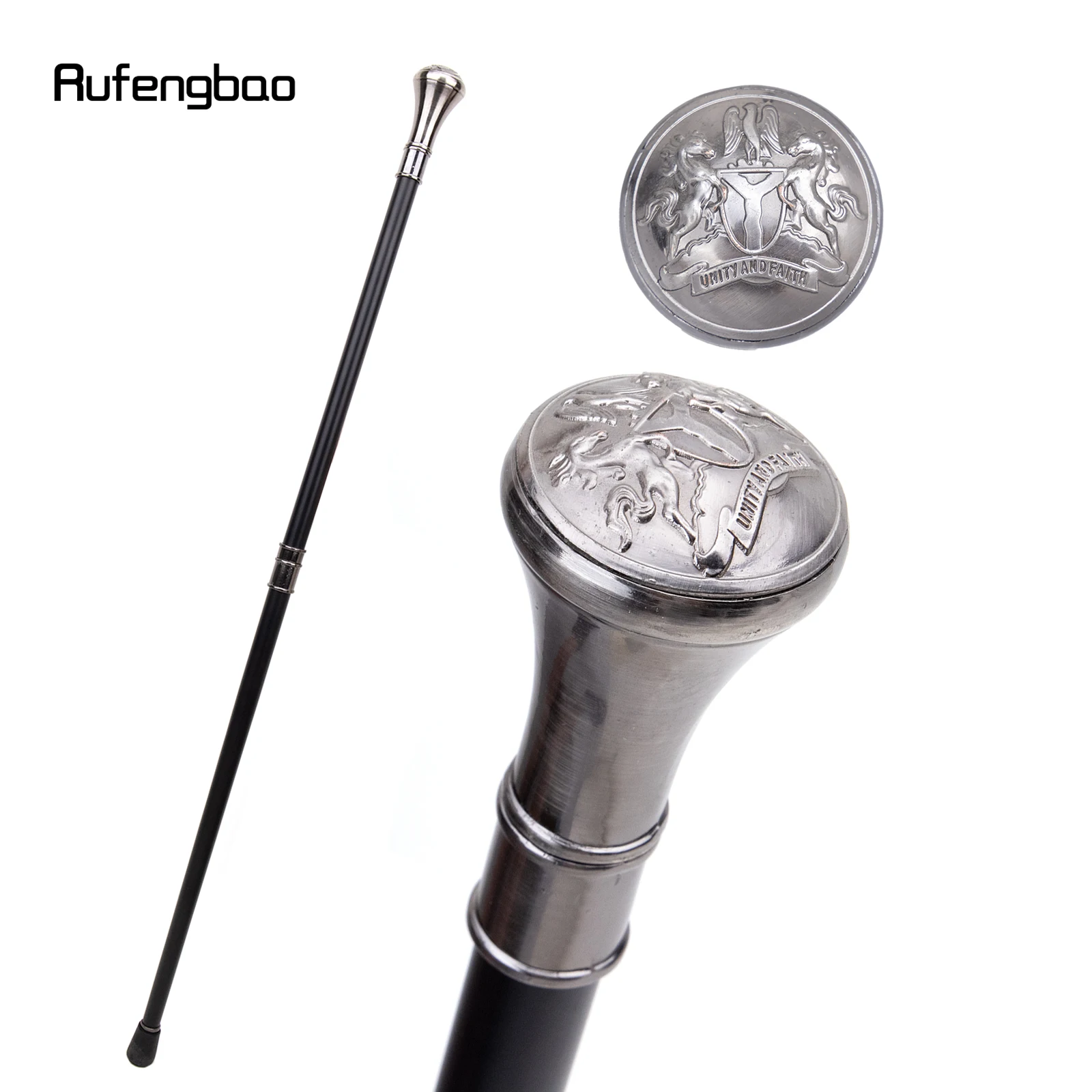รัสเซียสไตล์ Unity และ Faith Totem บรรเทาเดิน Cane แฟชั่นเดิน Stick สุภาพบุรุษหรูหรา Crosier KNOB Walking Stick 93 ซม