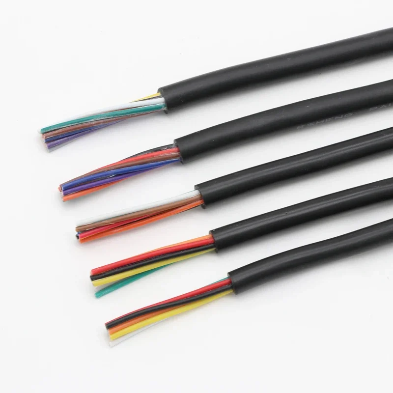 10M UL2464 Медный провод 30 28 26 24 22 20 18 16 14AWG ПВХ-канальная оболочка 2 3 4 5 6 7 8 9 10 ядер Изоляционный кабель управления сигналом