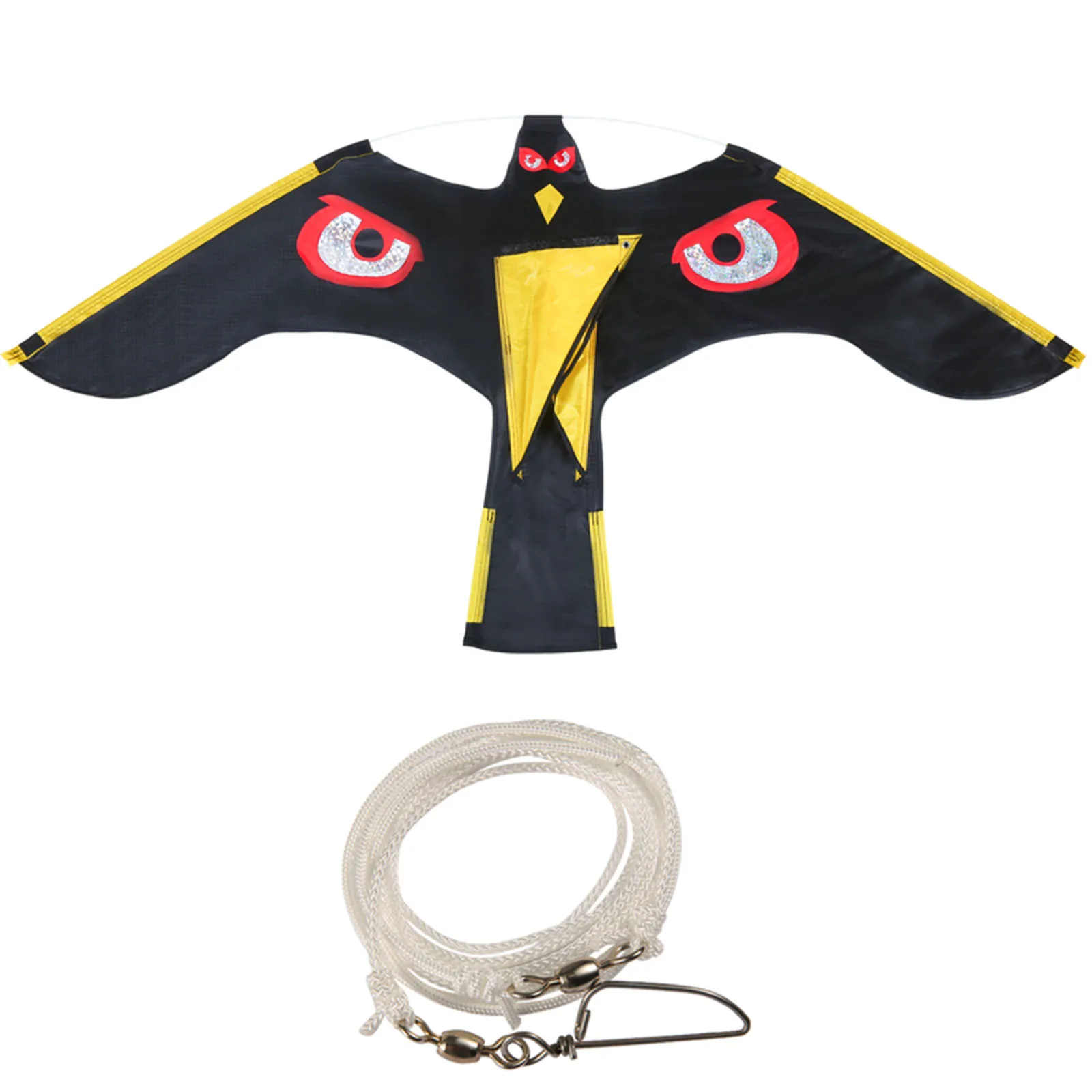1 ชิ้น Bird Repeller Flying Hawk Kite หุ่นไล่กาตกแต่งกลางแจ้ง Pest Control Repellents สวนอุปกรณ์