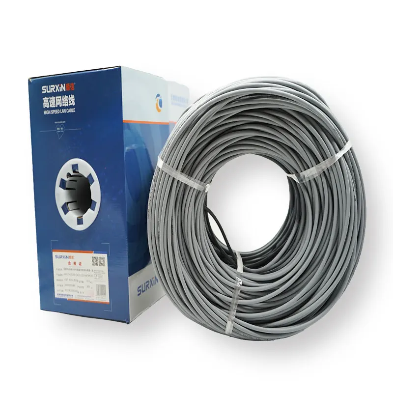 Сетевой Lan-кабель Cat6 305 м, 4 пары 23awg cat6 сетевой кабель
