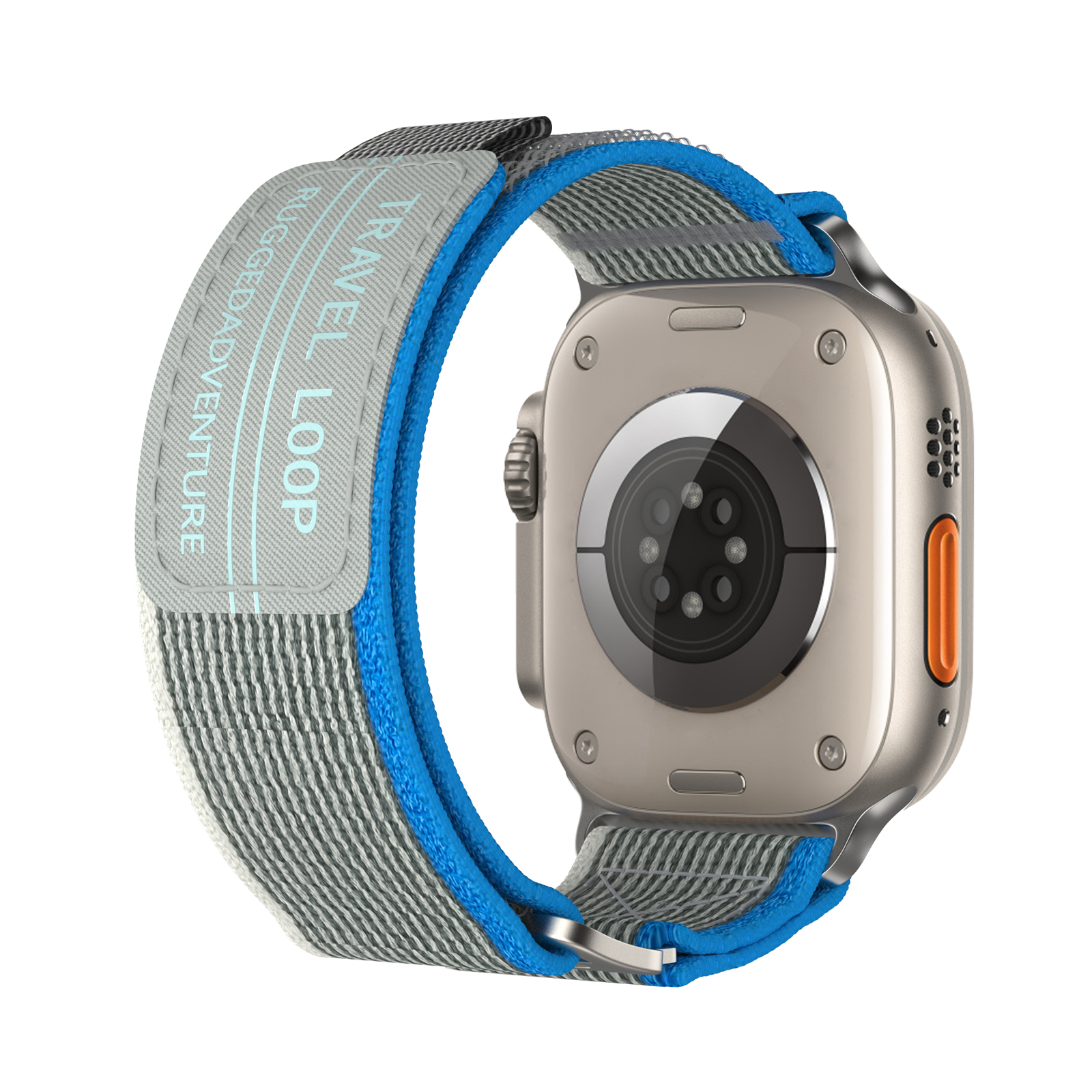 Apple Watch用ナイロンループストラップ,スポーツブレスレット,ウルトラ,49mm, 45mm, 44mm, 42mm, 41mm, 40mm, 38mm,シリーズ9,8,7 6、5、4、3、2、1