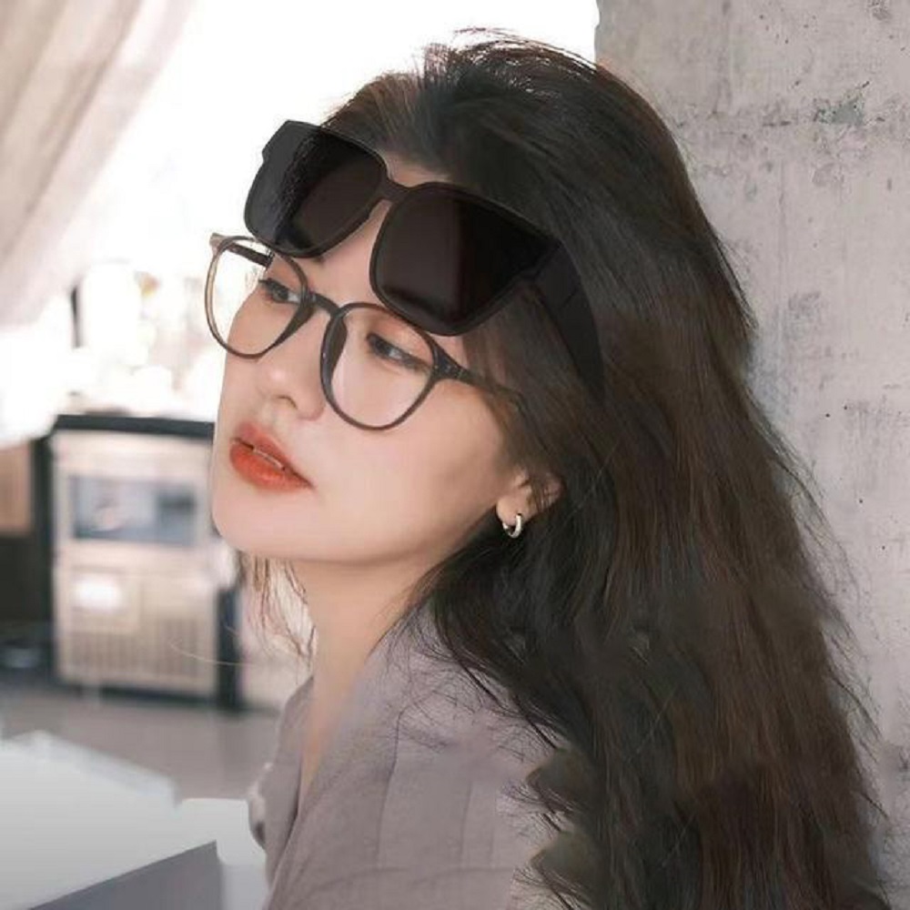Nuevas gafas de sol polarizadas de moda, gafas graduadas para miopía, gafas portátiles para hombres y mujeres, gafas de conducción de pesca Vintage