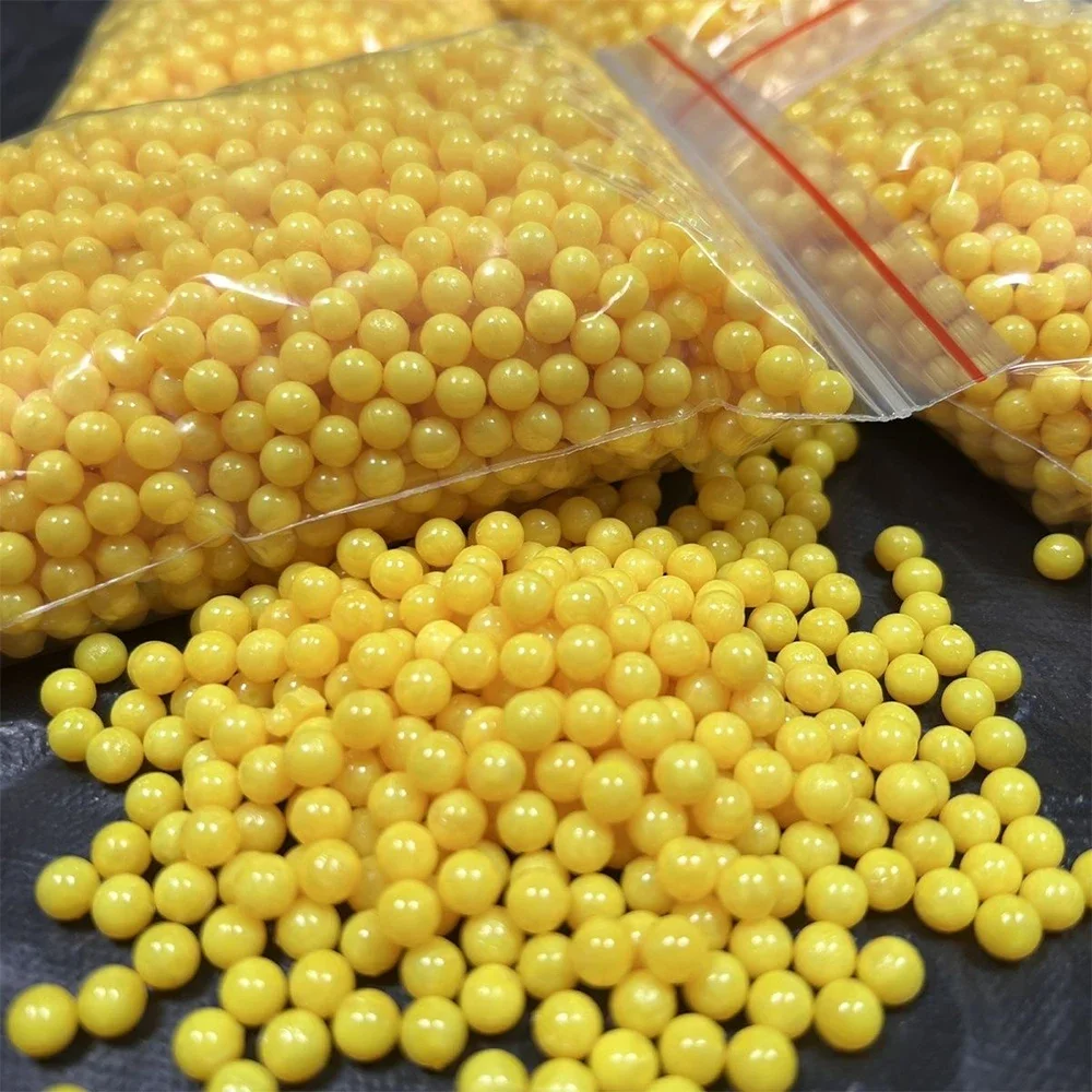 1000 colpi Airsoft BBs Proiettili 0.12g Caccia Tiro 6mm BB Strikeball Fucile Pistola Plastica BB Palline Giallo Paintball Accessori