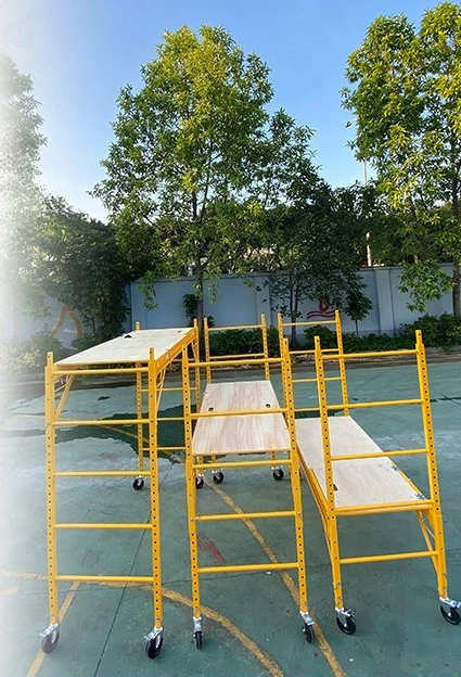 Multifunctional 1.8-meter-high Mobile High-speed Rail Frame Rolling Steel Scaffold  Guardrail System