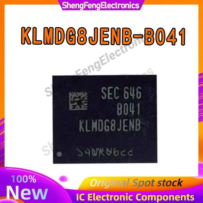 KLMDG8JENB-B041 KLMDG8JENB B041 128GB BGA153 EMMC 128G Flash Memory IC Chipset in stock