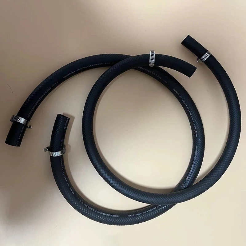 Tubo de goma resistente al aceite NBR, 1M, ID de 4-25mm de diámetro, mangueras de combustible flexibles, tubo de aceite resistente a altas temperaturas