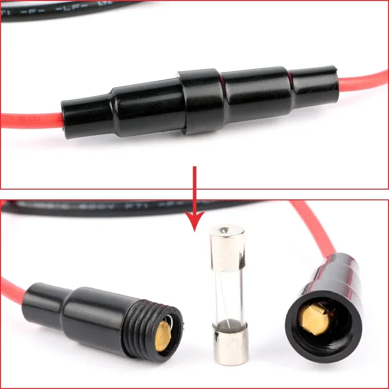 USB Charger Socket Cable 60cm Cigarette Lighter Wire Harness Connector Cord With 10A Fuse for Car Marine Motorcycle ATV RV Refit