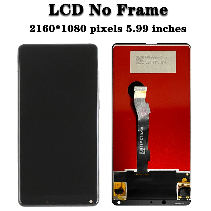 5.99 "Ban Đầu Cho Xiaomi Mi Mix 2 2S Mix2 Mix2s Bộ Số Hóa Cảm Ứng Thay Thế Cho Xiaomi MiMix2 2S Có Khung
