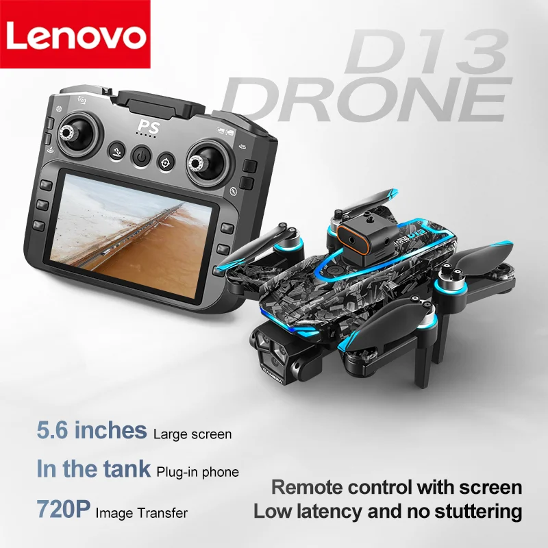 Xiaomi D13 GPS Drone 8K Triple caméra HD flux optique Intelligent évitement d'obstacles pliable moteur sans brosse quadrirotor VR UAV