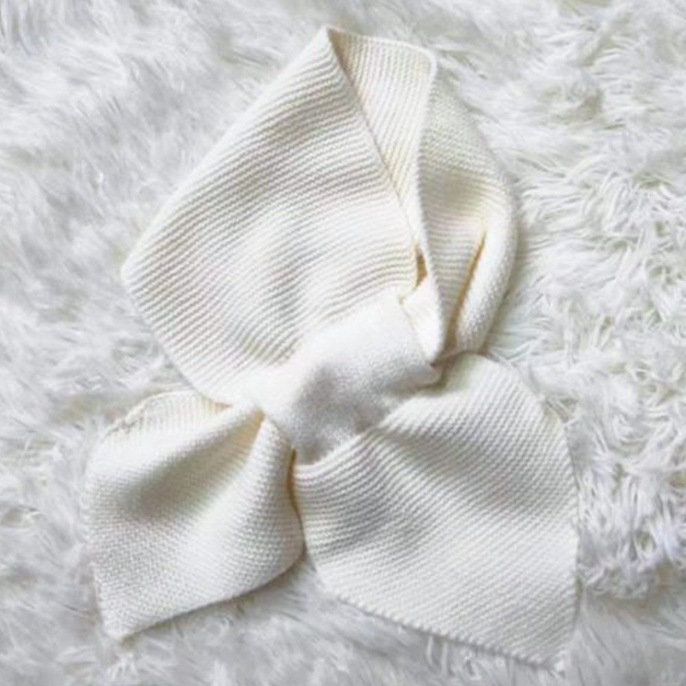 Bufanda cruzada de punto para mujer, cuello alto desmontable informal, 7 colores, diseño de moda, calentador de cuello, suéter a prueba de viento, pajarita, Invierno