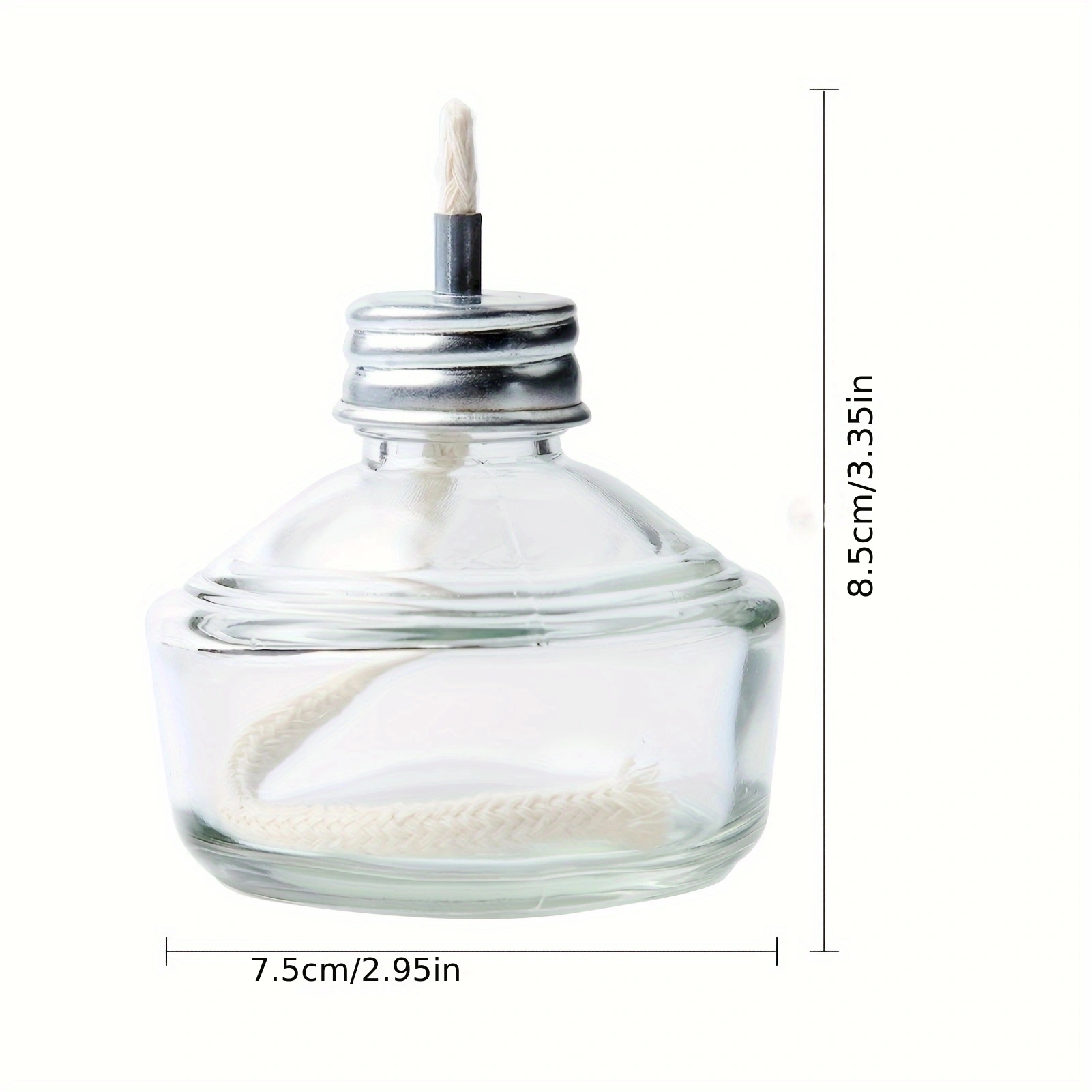 1pc 新耐久性のある肥厚ガラスアルコールバーナーランプカバーラボ加熱ガラス製品歯科アイテム加熱機器