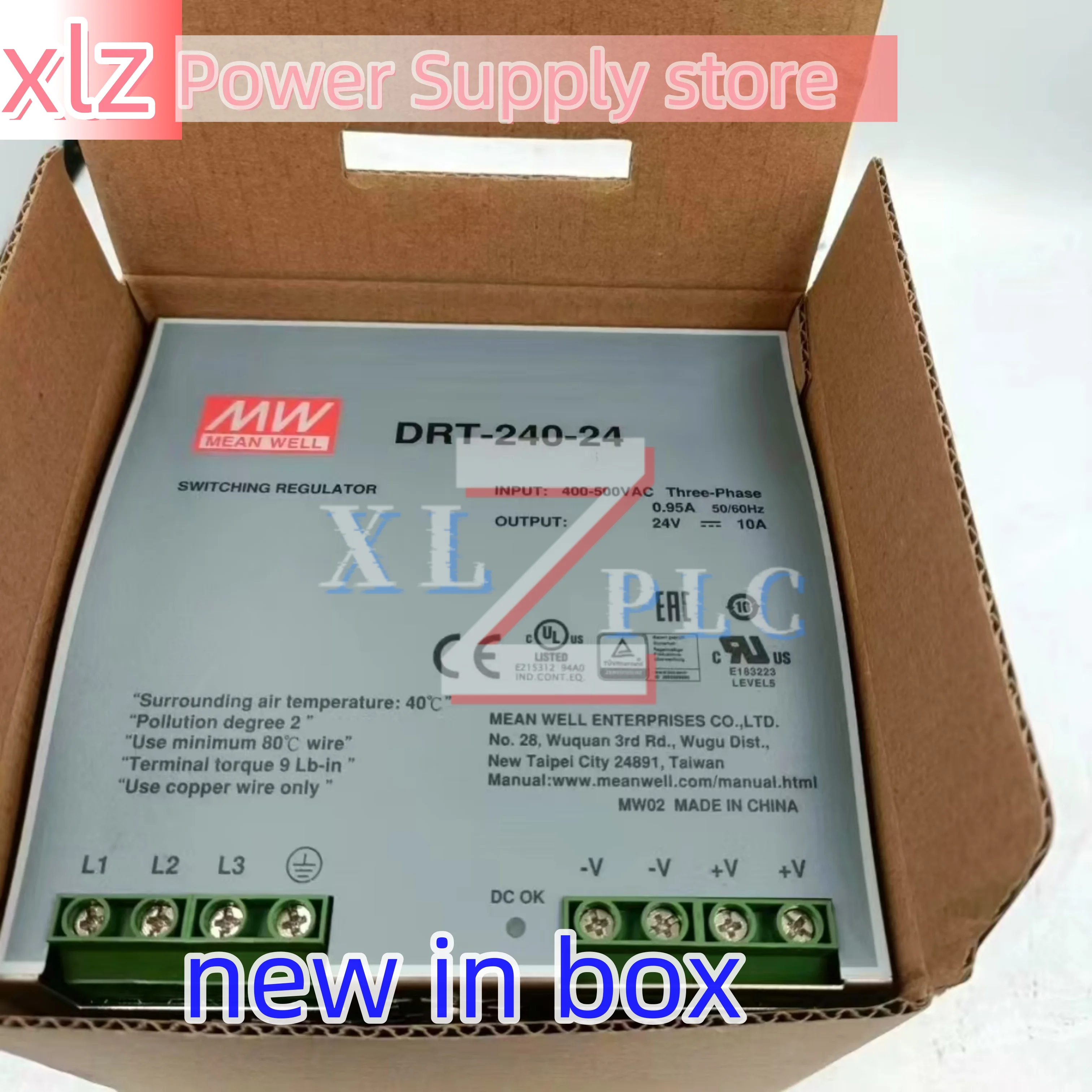 DRT-240-24  new in stock  DRP-240-24  Power Supply