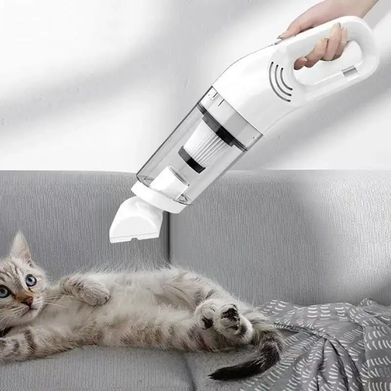 LEIBOO-aspiradora de coche 10000PA, Mini aspiradora portátil inalámbrica de mano para electrodomésticos, potente máquina de limpieza