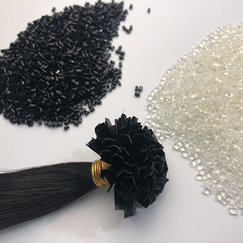 Клей для наращивания волос, 100 г, 500 г, 1 кг, цвет белый, черный, темно-коричневый