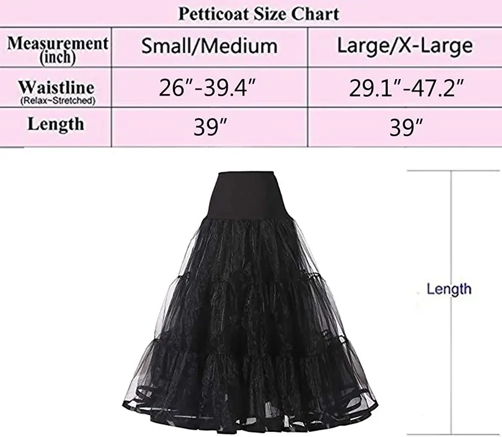 ผู้หญิงความยาว Petticoats งานแต่งงาน Slips PLUS ขนาด