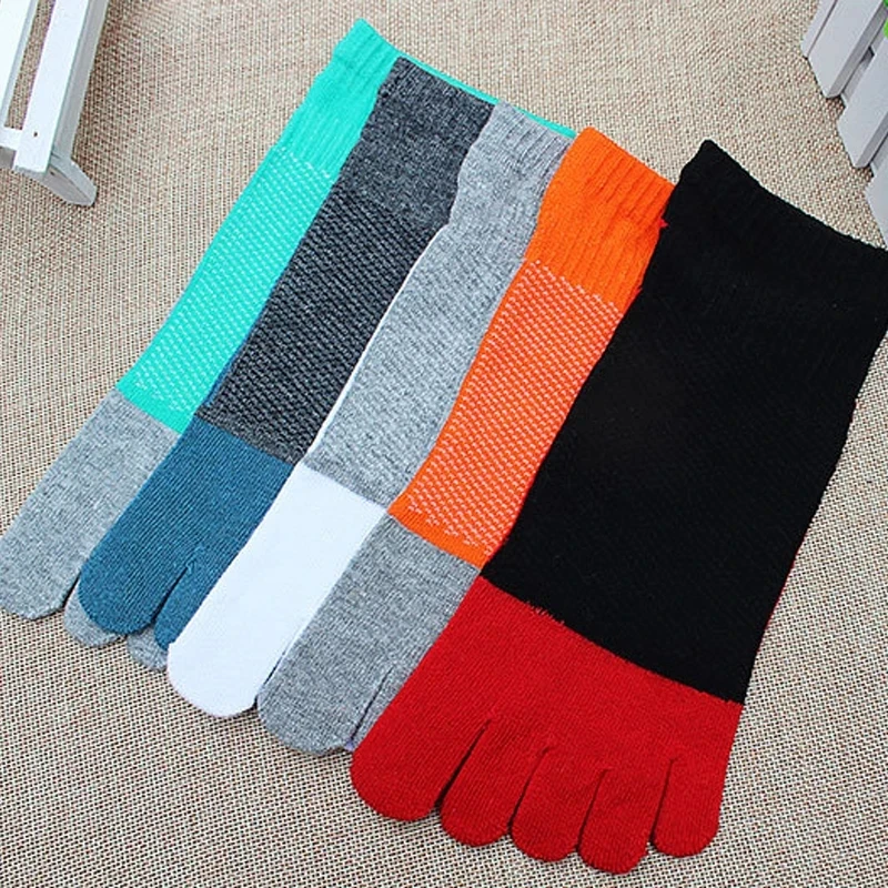 1/5 pares de calcetines tobilleros de verano de algodón de malla colorida transpirable boca poco profunda desodorante absorbente de sudor No Show 5 calcetines de dedo
