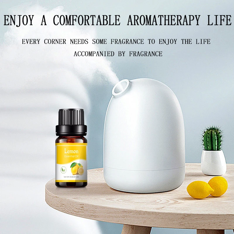 Aceites esenciales de 12 sabores para difusor de Aroma, humidificador de aire para el hogar, soluble en agua, ambientador de 10ml, aroma, aceite aromático