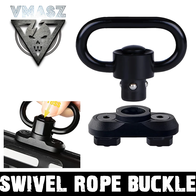 Vmasz 1.25 "Schwenk ring 20mm Picatinny Schiene taktischer Riemen qd Schnalle Schnell verschluss knopf mlok Schnalle