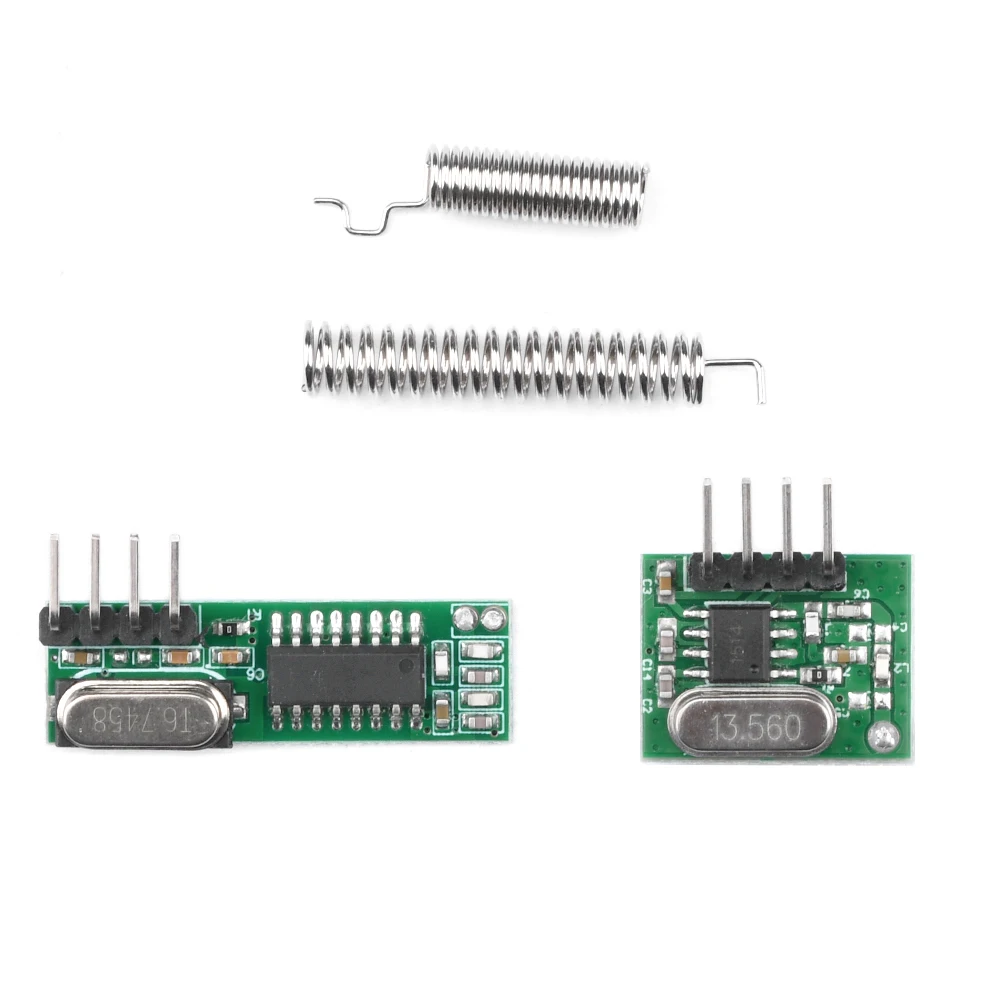 Arduino無線遠隔制御無線周波数モジュール用RX 470 433 MHZスーパーヘテロダイン無線周波数送受信モジュール