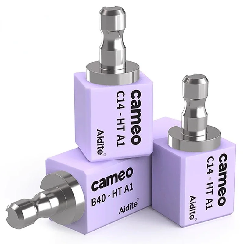 5 Teile/schachtel Aidite Cameo C14 CAD/CAM Lithium-Disilikat Dental Transluzenz Materialien Glas Keramik Blöcke Zahnmedizin Labor Materialien