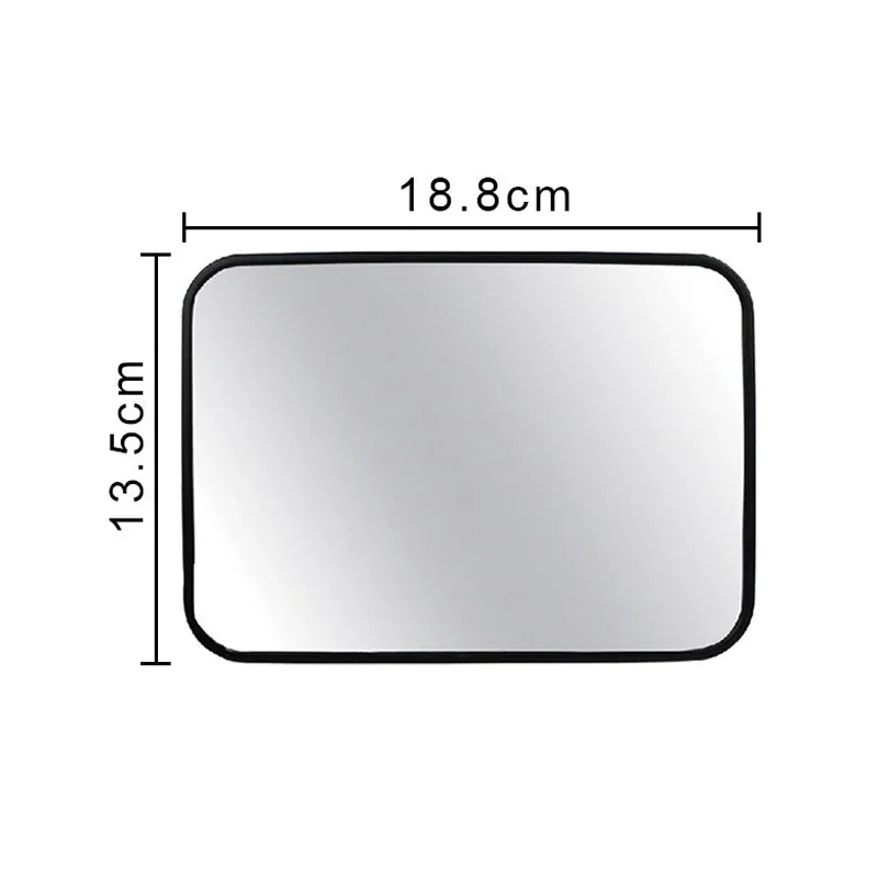 ใหม่ปรับกว้างรถด้านหลังดูกระจกเด็ก/เด็กรถความปลอดภัยกระจก Headrest ภายในรถจัดแต่งทรงผม