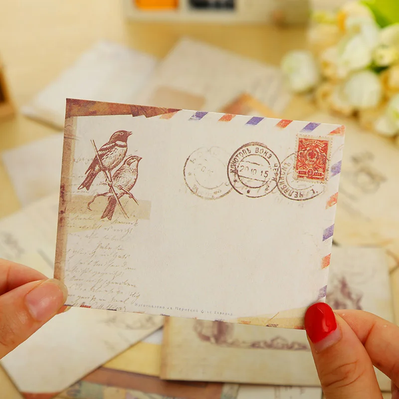 12 Teile/los Vintage Mini Papier Umschlag Scrapbooking Umschläge Kleine Umschläge Kawaii Schreibwaren Geschenk