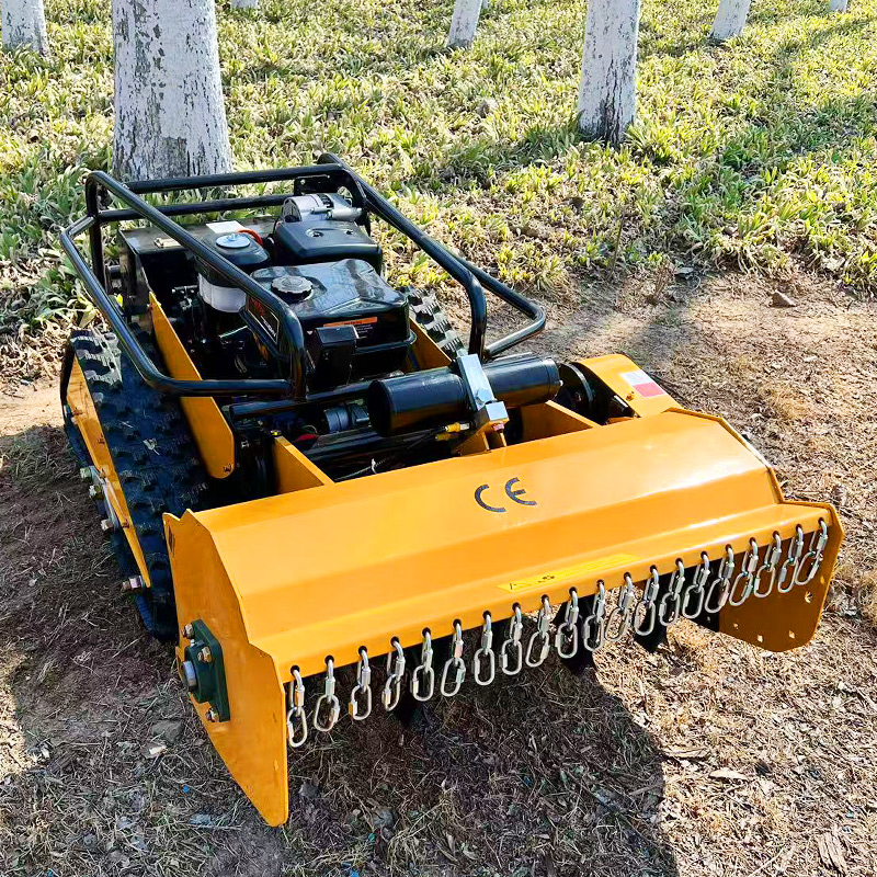 Aangepaste fabriek directe verkoop rups 1000 mm borstelloze motor Multi-scène efficiënte dorsvlegelmaaier