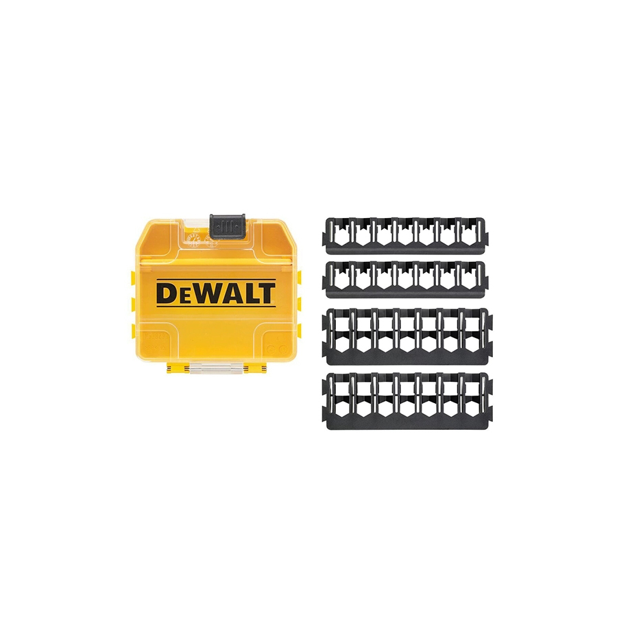 DEWALT Caja Original Mediana Resistente Caja de Herramientas a Grano Set 2PCS 15x9x4.2mm DT70801-QZ
