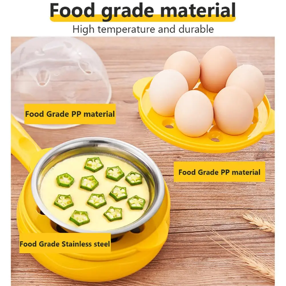 Multicooker 6 นิ้ว Non-Stick กระทะไฟฟ้ามินิกระทะทําอาหารไฟฟ้าหม้ออาหารเช้าเครื่องสําหรับไข่สเต็กครัว 220V