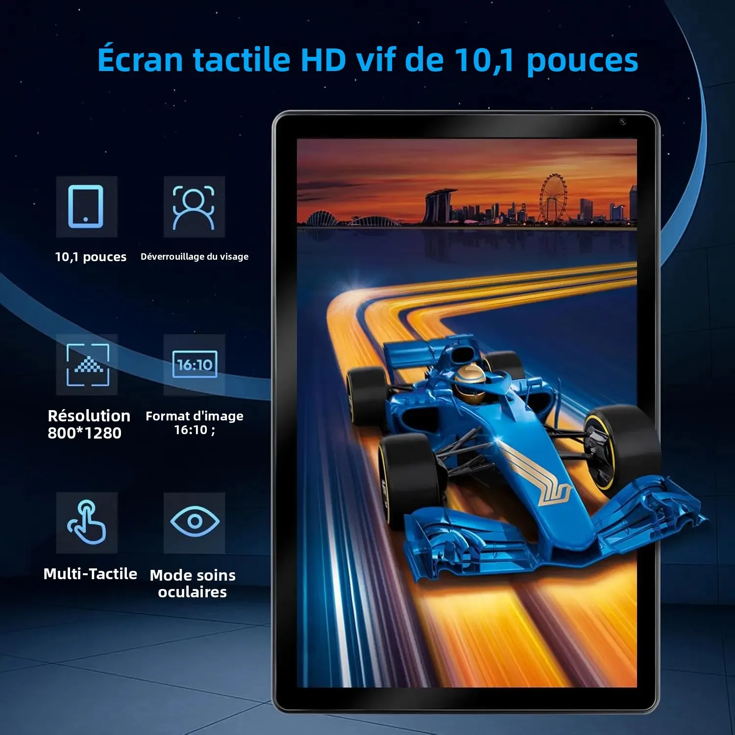 Tablette Android 15 A523, 10 pouces, 8 cœurs, 24 go + 128 go, extension 1 to, WiFi 6, 5mp + 8mp, stylet, clavier, souris, casque, PC, ensemble de coussinets