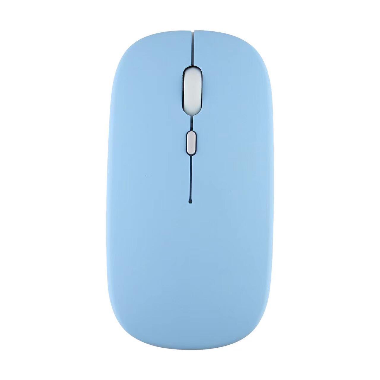 Ratón inalámbrico Bluetooth recargable Macaron, ratón USB de 2,4G para Android, Windows, tableta, portátil, Notebook, PC, IPAD, móvil