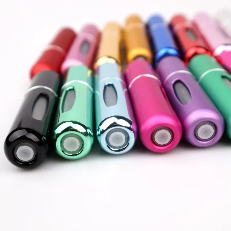 Hot 5ml Mini Portable Perfume Refill Bottle Refillable Spray Jar Scent Pump Empty Cosmetic Containers Atomizer for Travel Tools