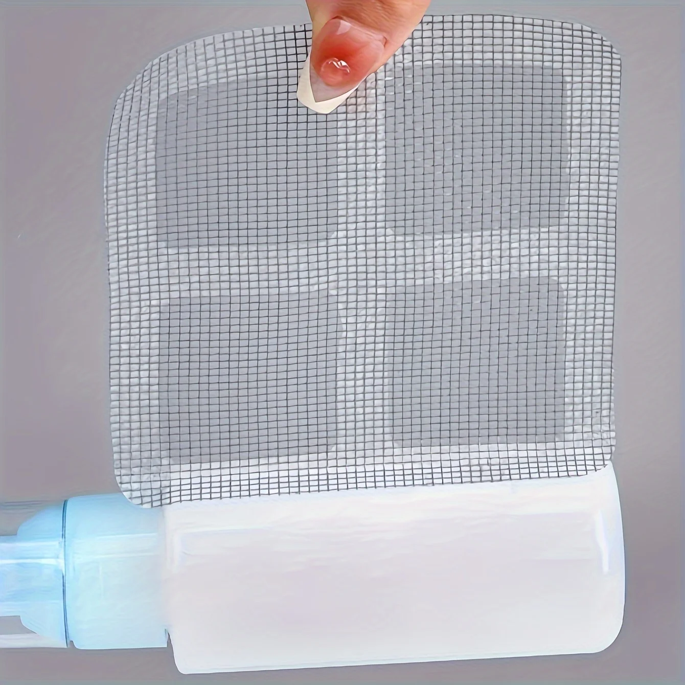 Adhesivo para drenaje de suelo, red de filtro de pelo autoadhesiva a prueba de insectos para baño, filtro de alcantarillado, red de malla antibloqueo para cocina, 10/20 piezas