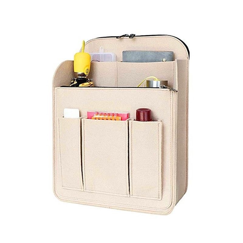 Multi-Pocket Insert Bag Organizer for Longchamp Backpack Storage Bag Felt Backpack Inner Bag Liner Bag