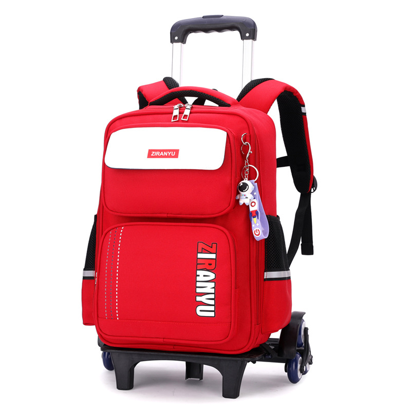 Sacs à dos roulants pour élèves du primaire, sac à dos d'école à roulettes pour enfants, sacs à dos de retour à l'école avec roulettes