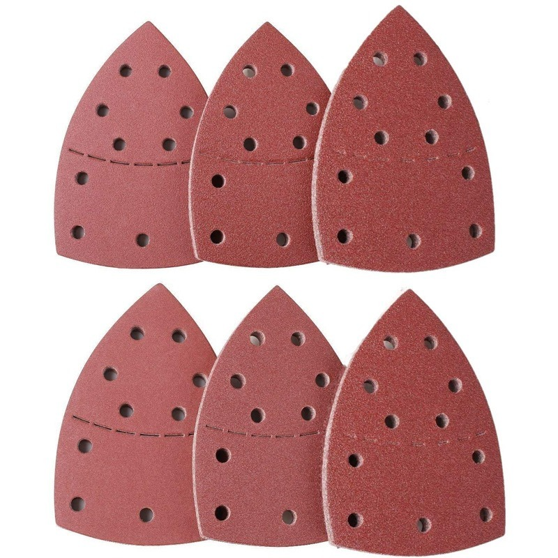 10/20/40 PZ 11 Fori Mouse 40-2000 Grana Dettaglio carta Levigatrice Levigatrice PSM Carta vetrata triangolare Dettaglio Multi