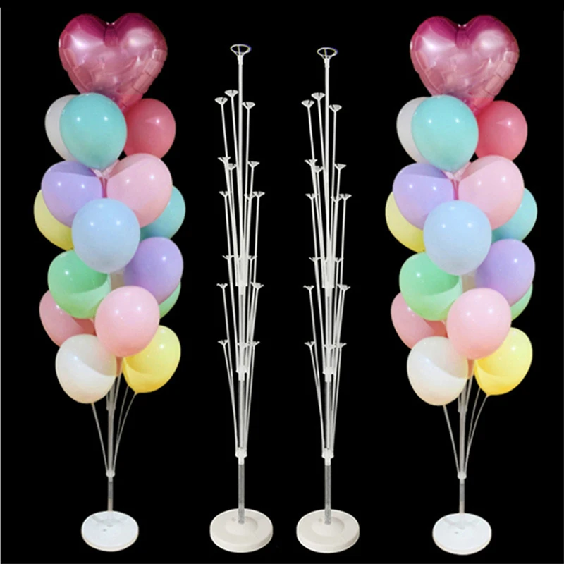 Soporte para Globos de 160CM y 19 tubos, decoración de boda, fiesta de feliz cumpleaños, soporte para Globos, accesorios para Globos, Globos para Festival