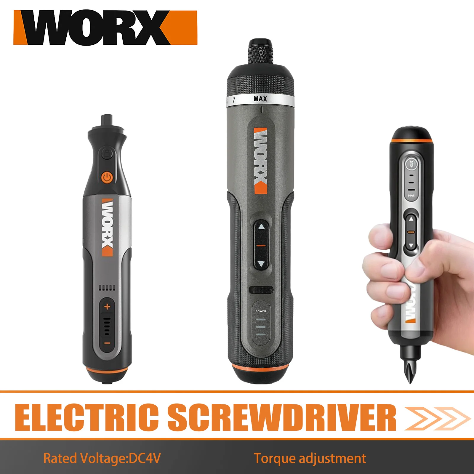 Worx WX242/WX240.7/WX240/WX106 Set di cacciaviti elettrici Set di cacciaviti per trapano a batteria intelligente Utensile elettrico di ricarica USB