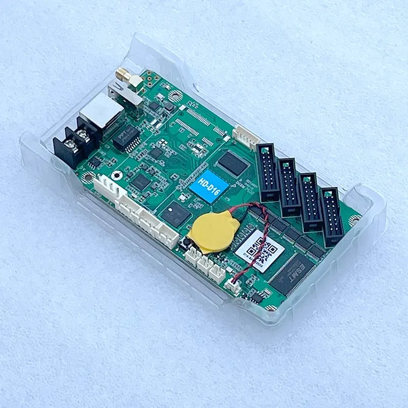 LED Digital Signage HD-D16 Asynchronous Full Color LED Display Control Card USB Wifi Mode Can Used For RGB LED HUB75 Modules