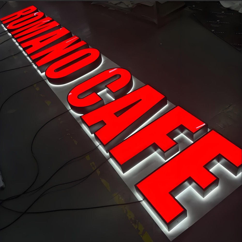 Custom Made Outdoor 3D LED Sign Shopfront Big LED Channel Letters Luminous Acrylic Business Signboards