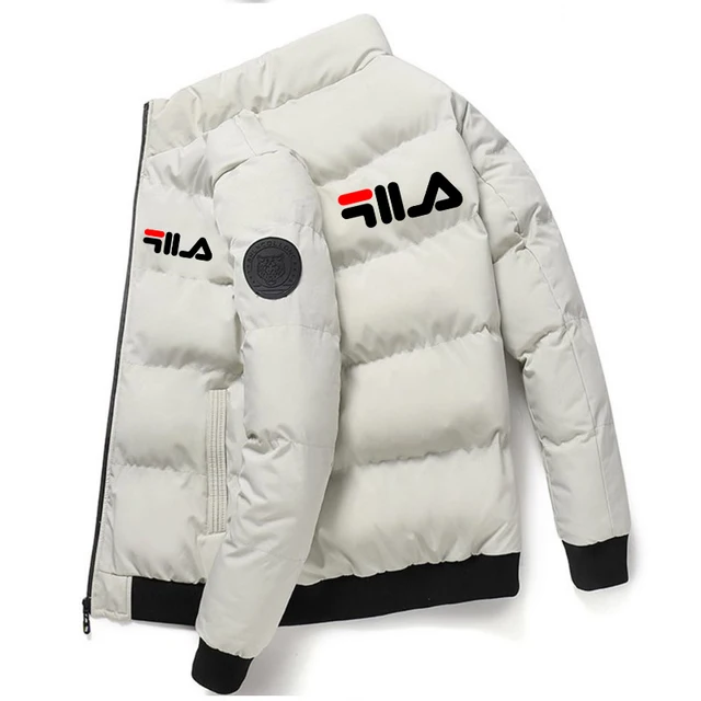 Veste courte d'automne/hiver pour hommes, veste rembourrée en coton pour hommes, à la mode, décontractée, col montant, fermeture éclair, nouvelle collection 2025