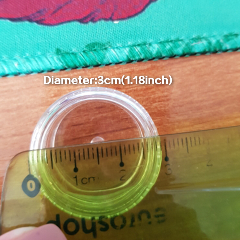 50 stücke 5g Probe Klare Creme Jar Mini Kosmetische Flaschen Behälter Transparent Topf Für Nagel Kunst Kleine Klare Dose zinn Für Balsam