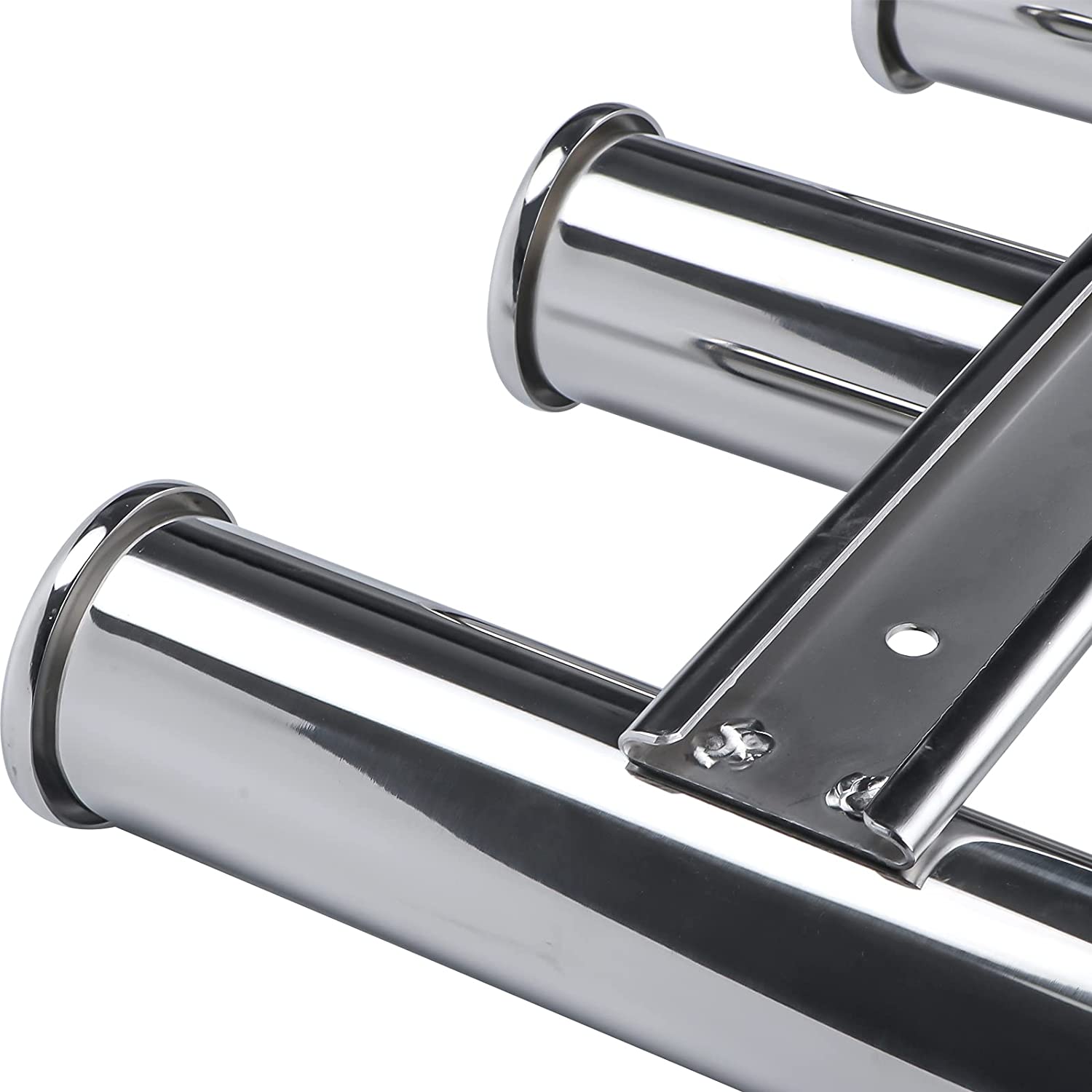 Acessórios para barco, suporte para vara de pesca com 6 links, aço inoxidável, 6 tubos, rack para iate marinho