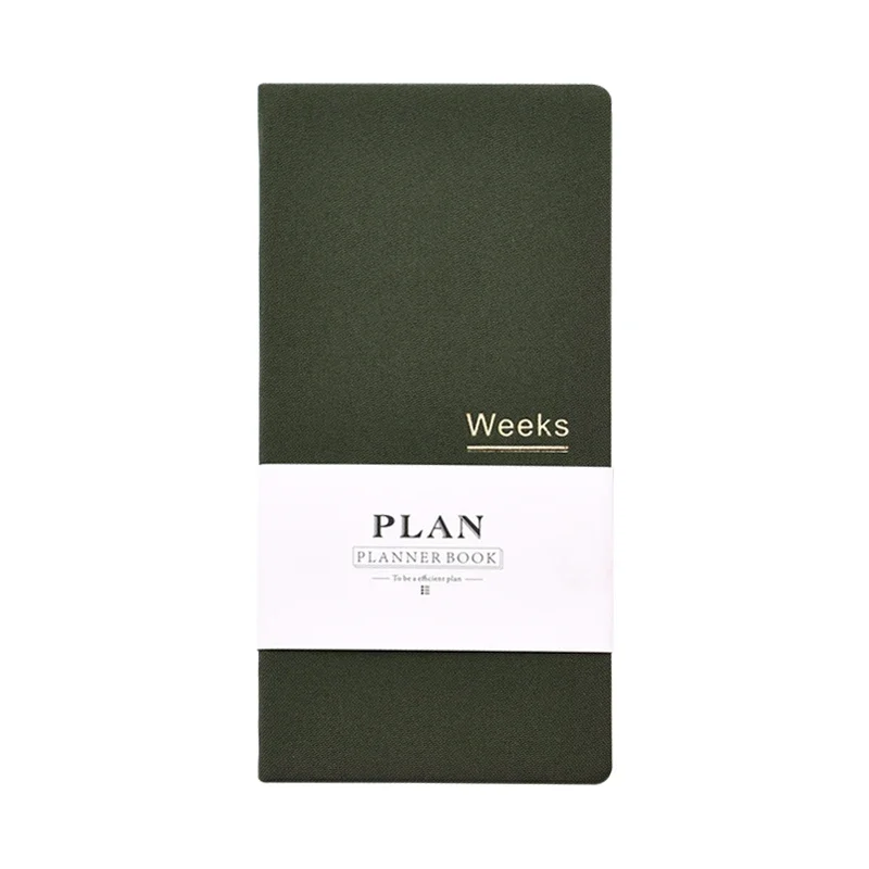 New Week Planner Notebook Self-filling Creative Simple Daily Weekly Plan Timeline Cloth Book Schedule Book Portable Notebook