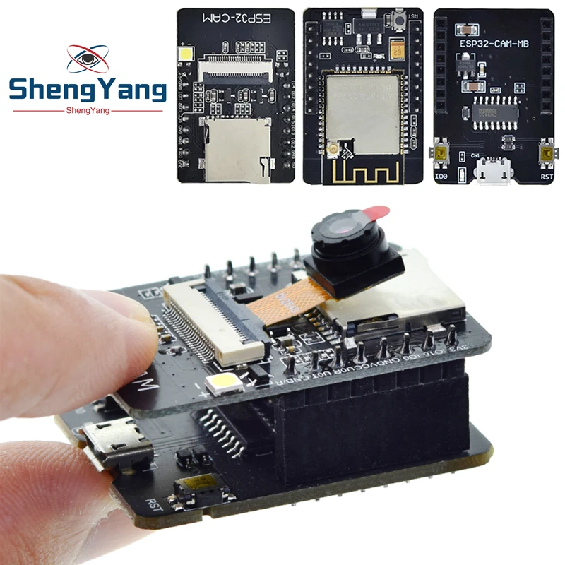ESP32-CAM WiFi модуль 2,4G антенна ESP32 последовательный порт к WiFi ESP32 CAM макетная плата 5 В Bluetooth с модулем камеры OV2640 DIY