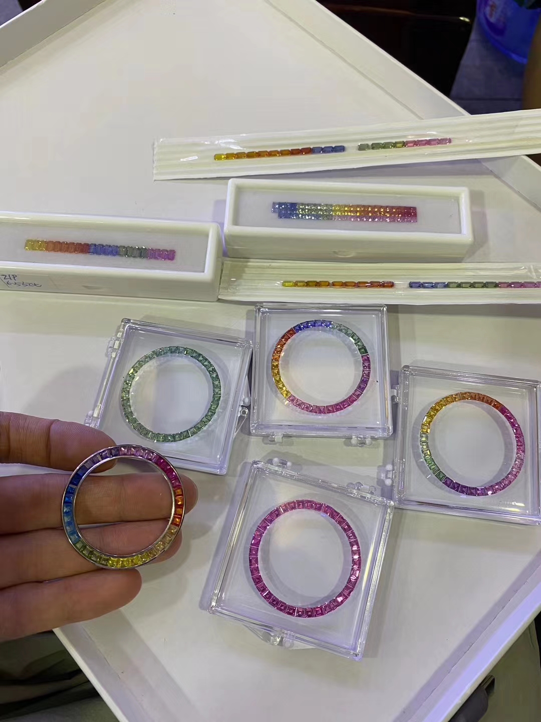 36 шт. в наборе, разноцветные чехлы для часов 40 мм