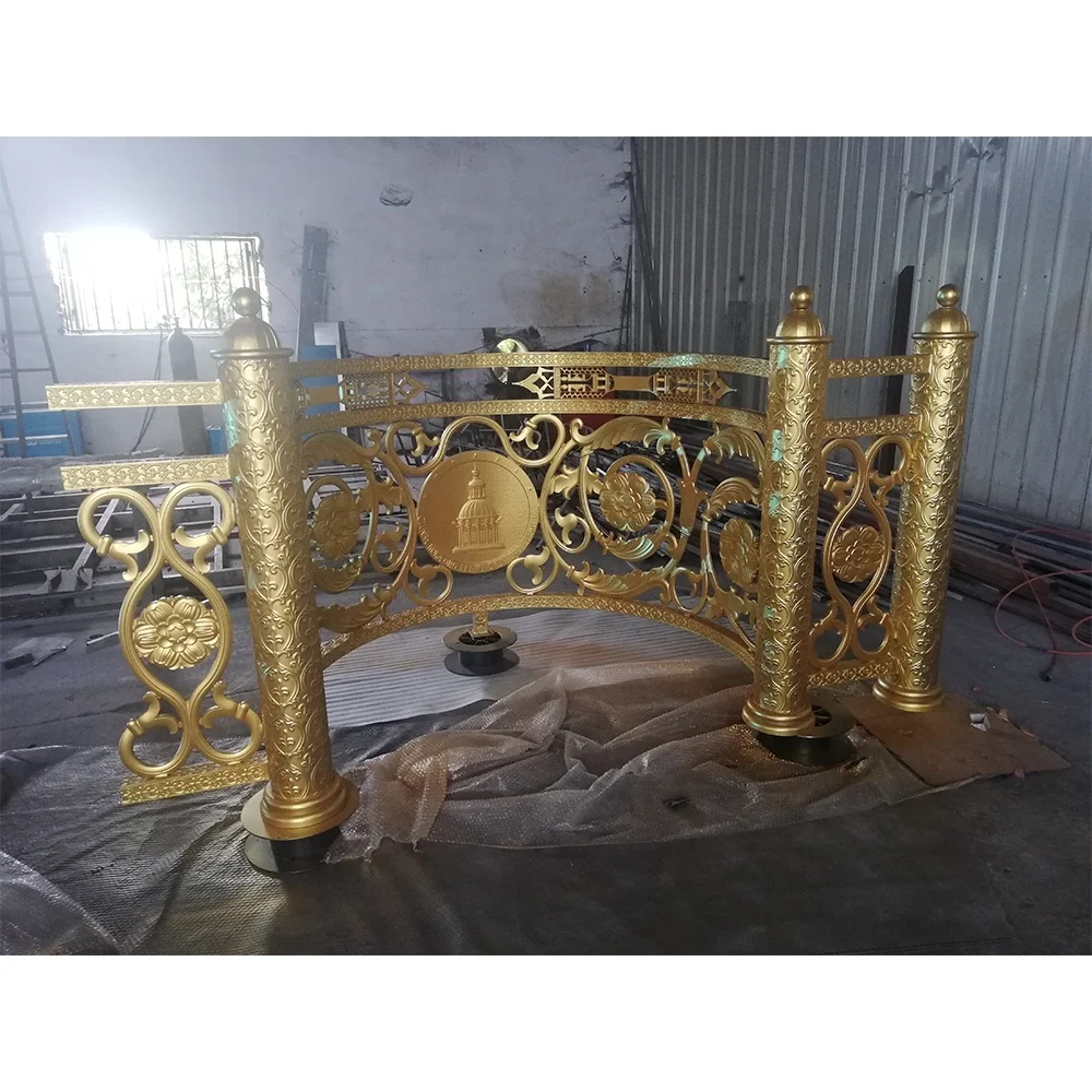 Modern Terrace Railing Designs Exterior Wrought Iron Handrails Parapet Balustrades Iron Railings Balcony Railing